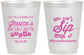 Personalized Bachelorette 16 oz Frosted Cups - Cant Sip With Us | 60050
