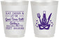 Personalized Bachelorette 16 oz Frosted Cups - Mardi Gras | 60057