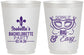 Personalized Bachelorette 16 oz Frosted Cups - Mardi Gras | 60059