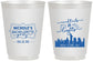Personalized Bachelorette 16 oz Frosted Cups - New York | 60069