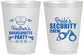 Personalized Bachelorette 16 oz Frosted Cups - Police Security Crew | 60091