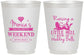 Personalized Bachelorette 16 oz Frosted Cups - Raising A Little Hell | 60103