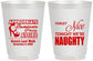 Personalized Bachelorette 16 oz Frosted Cups - Nice Tonight Naughty | 60112