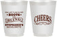 Personalized Bachelorette 16 oz Frosted Cups - Boots And Bling | 60118