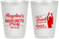 Personalized Bachelorette 16 oz Frosted Cups - Drink Dance On Bar | 60122