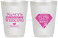 Personalized Bachelorette 16 oz Frosted Cups - Final Fling Before The Ring | 60129