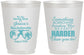 Personalized Bachelorette 16 oz Frosted Cups - Something Borrowed | 60132