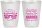 Personalized Bachelorette 16 oz Frosted Cups - Something Borrowed | 60133