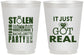 Personalized Bachelorette 16 oz Frosted Cups - Just Got Real | 60141