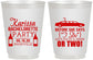 Personalized Bachelorette 16 oz Frosted Cups - Before She Says I Do | 60142