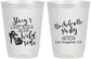 Personalized Bachelorette 16 oz Frosted Cups - Last Walk Wild Side | 60148
