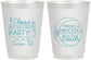 Personalized Bachelorette 16 oz Frosted Cups - Manis Mimosas | 60149