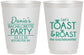 Personalized Bachelorette 16 oz Frosted Cups - Toast And Roast | 60153