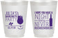 Personalized Bachelorette 16 oz Frosted Cups - Night Never Remember | 60160