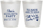 Personalized Bachelorette 16 oz Frosted Cups - To Have And To Hold | 60168