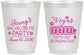 Personalized Bachelorette 16 oz Frosted Cups - Las Vegas | 60170