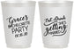 Personalized Bachelorette 16 oz Frosted Cups - Eat Drink Getting Married | 60181