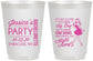 Personalized Bachelorette 16 oz Frosted Cups - Drink The Night Away | 60182