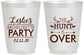 Personalized Bachelorette 16 oz Frosted Cups - The Hunt Is Over | 60184