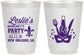 Personalized Bachelorette 16 oz Frosted Cups - Mardi Gras | 60185