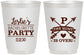 Personalized Bachelorette 16 oz Frosted Cups - The Hunt Is Over | 60186