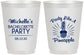 Personalized Bachelorette 16 oz Frosted Cups - Party Like A Pineapple | 60193