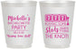 Personalized Bachelorette 16 oz Frosted Cups - Las Vegas | 60195