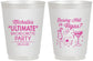 Personalized Bachelorette 16 oz Frosted Cups - Raising Hell In Vegas | 60196