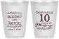 Personalized Anniversary 16 oz Frosted Cups - 10 Years Of Marriage | 80000