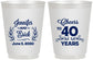 Personalized Anniversary 16 oz Frosted Cups - Cheers To 40 Years | 80005
