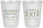 Personalized Anniversary 16 oz Frosted Cups - 10th Wedding | 80010