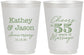 Personalized Anniversary 16 oz Frosted Cups - Cheers To 55 Years | 80018