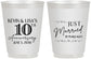 Personalized Anniversary 16 oz Frosted Cups - 10 Years Down | 80020