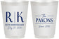 Personalized Anniversary 16 oz Frosted Cups - 20th Wedding | 80021