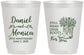 Personalized Anniversary 16 oz Frosted Cups - 25th Wedding | 80022