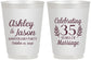 Personalized Anniversary 16 oz Frosted Cups - 35 Years Of Marriage | 80024