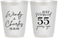 Personalized Anniversary 16 oz Frosted Cups - Just Married 55 Years Ago | 80028