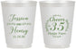 Personalized Anniversary 16 oz Frosted Cups - Cheers To 35 Years | 80034