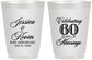 Personalized Anniversary 16 oz Frosted Cups - 60 Years Of Marriage | 80039