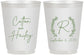 Personalized Wedding 16 oz Frosted Cups - Monogram | 803
