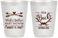 Personalized Baby Shower 16 oz Frosted Cups - It’s A Buck Antler | 90000