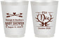 Personalized Baby Shower 16 oz Frosted Cups - It’s A Doe Antler | 90001