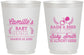 Personalized Baby Shower 16 oz Frosted Cups - Raise A Beer | 90008