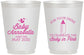 Personalized Baby Shower 16 oz Frosted Cups - Drink Baby In Pink | 90014