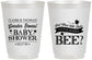 Personalized Baby Shower 16 oz Frosted Cups - Little Honey Bee | 90018