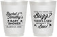 Personalized Baby Shower 16 oz Frosted Cups - Mommy To Bee | 90019