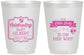 Personalized Baby Shower 16 oz Frosted Cups - Little Lady On The Way | 90022