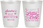 Personalized Baby Shower 16 oz Frosted Cups - Sweet Little Lady | 90024