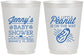 Personalized Baby Shower 16 oz Frosted Cups - Peanut On The Way | 90025