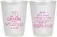 Personalized Baby Shower 16 oz Frosted Cups - Cheers Bottle | 90031